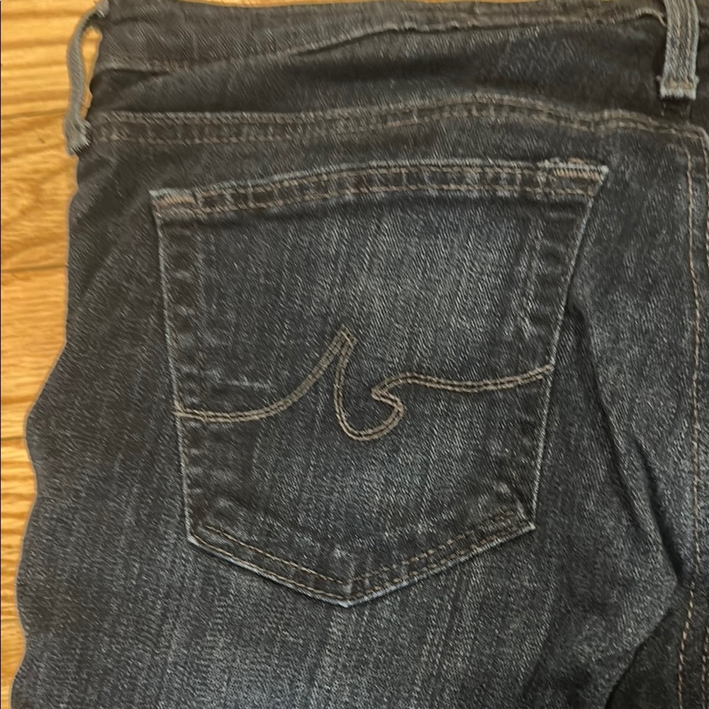 Women's AG Legging Dark Blue Ankle Skinny Jeans size 28 - Picture 5 of 6